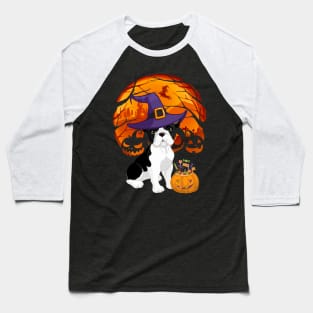 French bulldog pumpkin witch Baseball T-Shirt